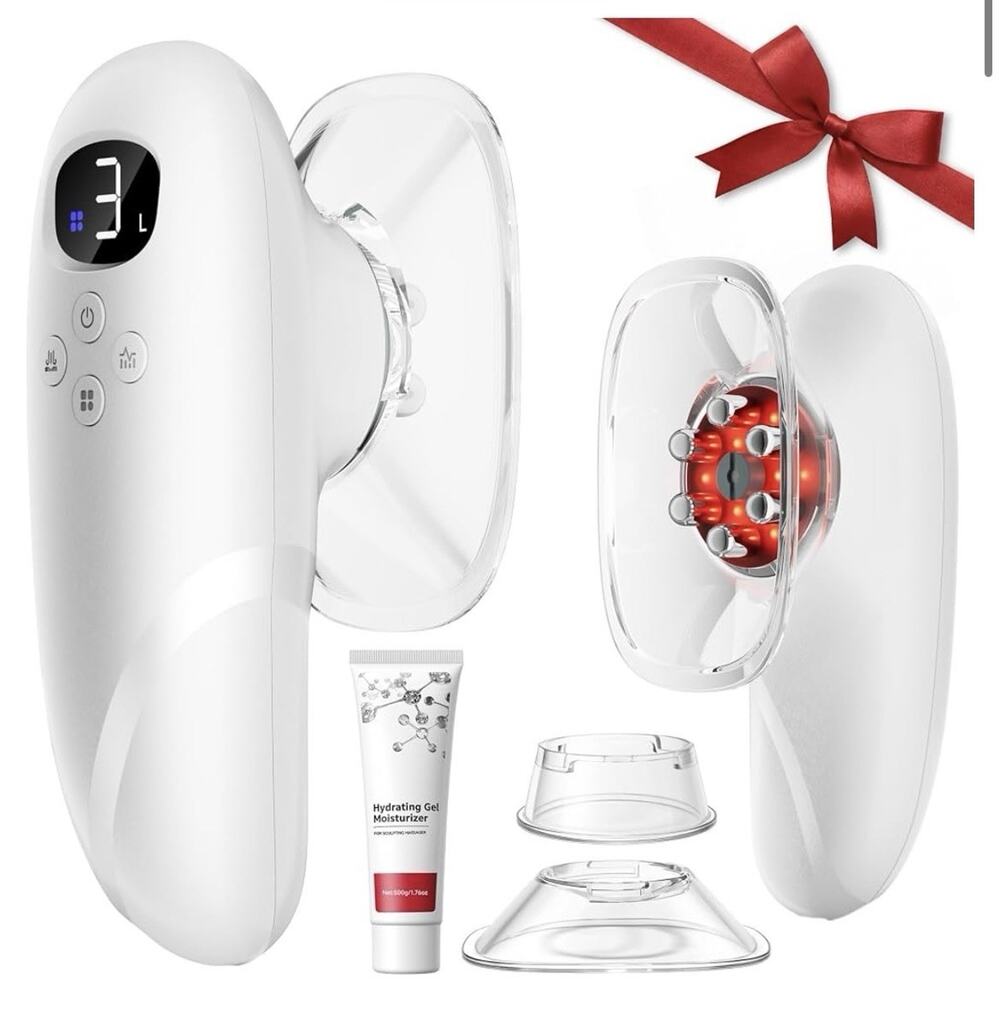 Graise YS-668 3-in-1 Anti-Cellulite Suction Massager Cordless LED USB White